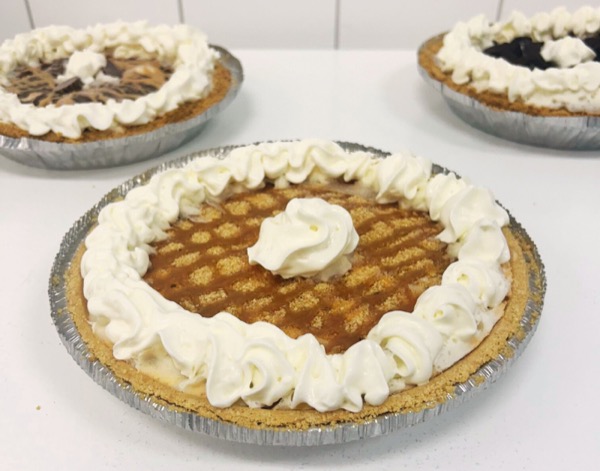 Homemade ice cream pie at Phil's Ice Cream Mount Pleasant SC